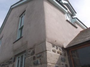 Lime Clay and Cork Rendering in Cornwall