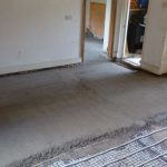 Limecrete screeding in Helston Cornwall