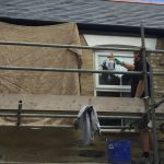 working on Lime Pointing in Helston