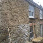 Repairing Cob Wall in Cornwall