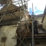 External Shot of Cob Restoration in Helston Cornwall