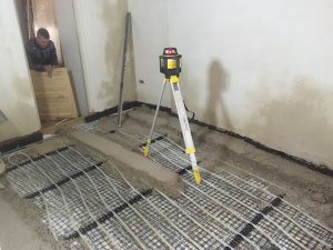 Installing a Damp Proof Membrane in St Kew
