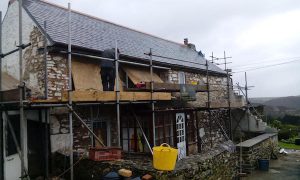Porthtowan Lime Rendering