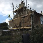 St Ives Lime rendering a building