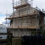 lime rendering and bag rub at st ives