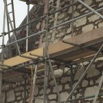 St. Ives lime rendering and bag rub