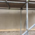 Lime Rendering grade 2 listed house Truro