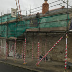 Bag Rub and Lime Rendering in Falmouth, Cornwall