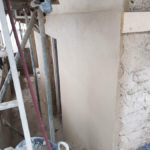 Lime Rendering grade 2 listed house Truro