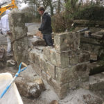 Granite rebuild Lime Pointing Cornwall