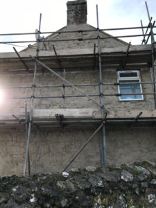 Lime Rendering in Coverack, Cornwall
