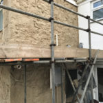 Lime Rendering in Coverack, Cornwall