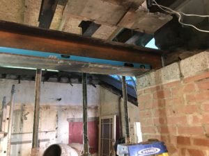 Steel Support in Situ
