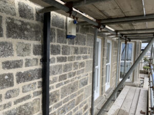 traditional lime pointing project in Porthleven