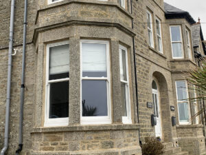 traditional lime pointing project in Porthleven