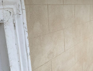 Lime rendering grade 2 listed building Falmouth