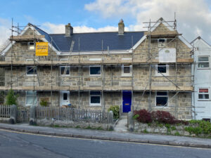 Traditional Lime Pointing on a large property in Stithians