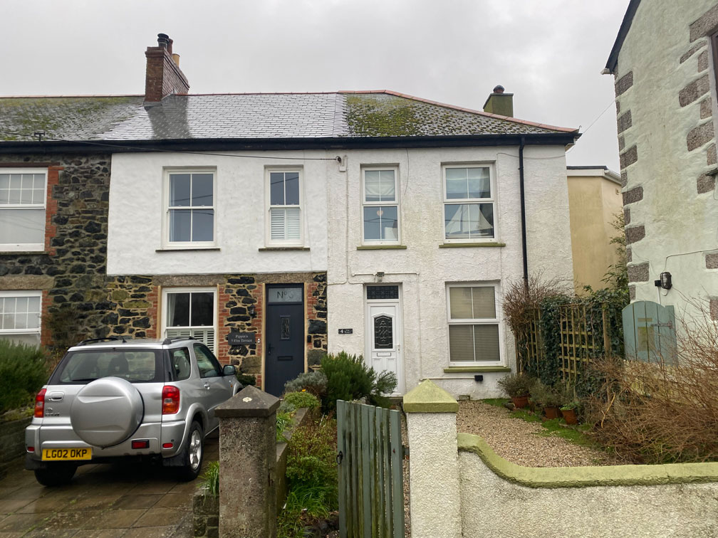 Prior to Removal of Render