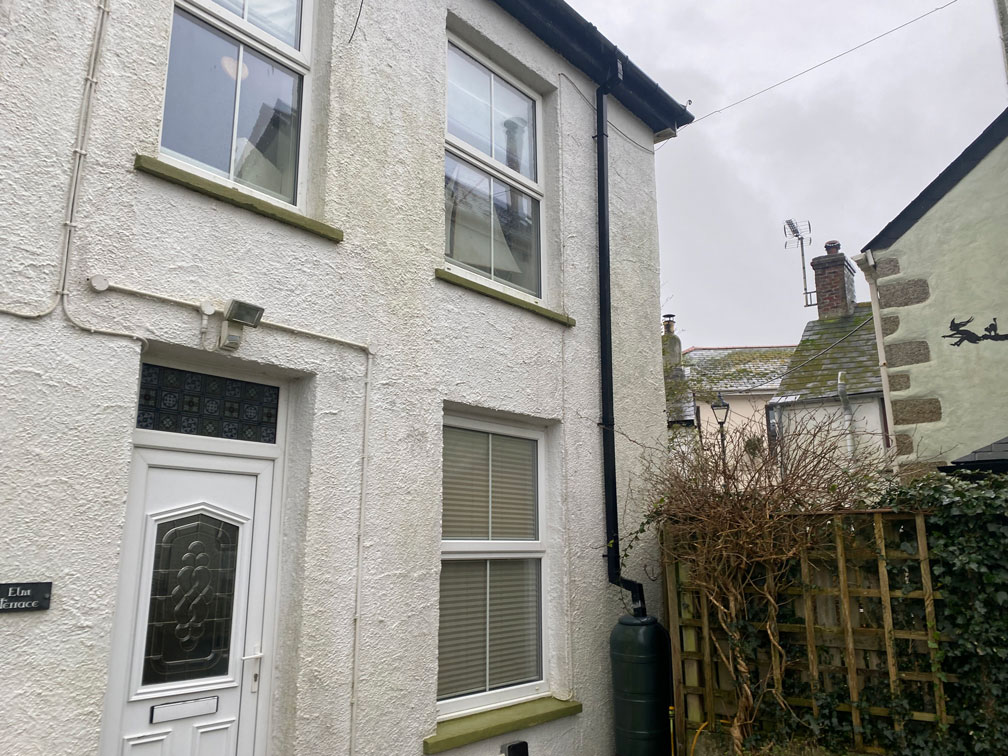 Prior to Removal of Render