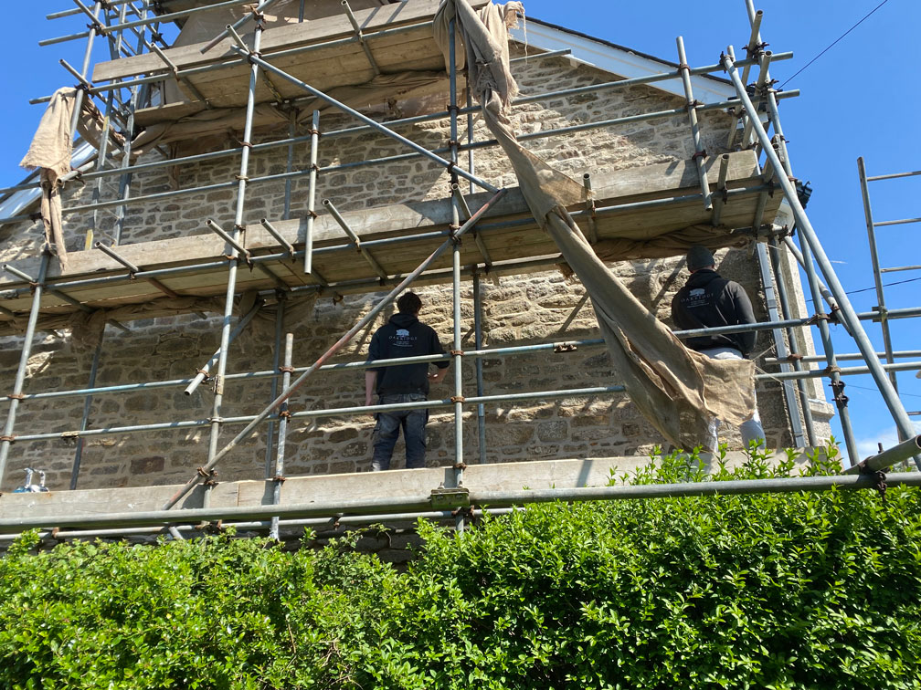Breage Vicarage Scaffolding
