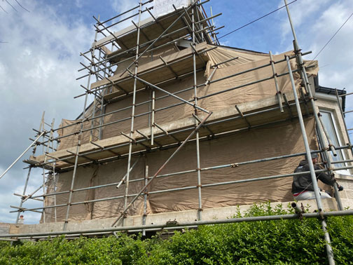 Hessian for Lime Pointing