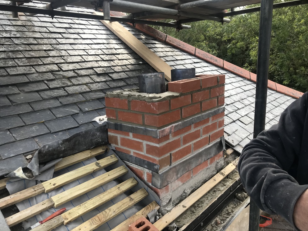 Rebuilding Chimney Stack