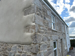 Lime Rendering & Pointing in Penmarth