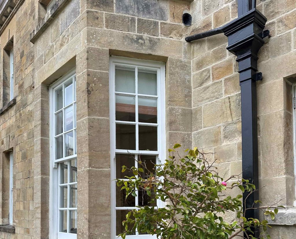 Lime Pointing at a property in Tehidy