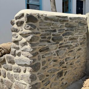 Porthleven Restoration of a Cornish Stone wall