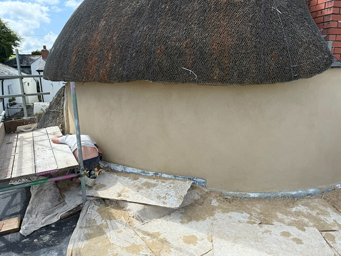 Cob Restoration and Lime Rendering in Veryan